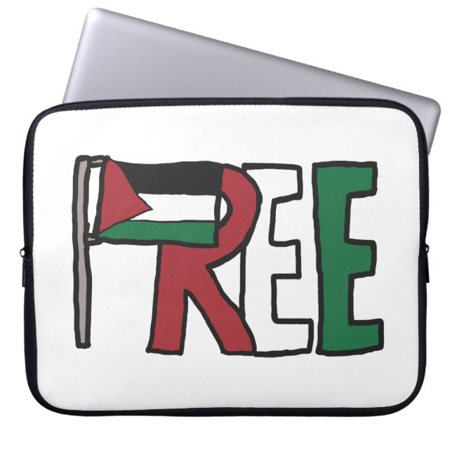 Housse Pour Ordinateur Portable Libérer la Palestine (Devant)
