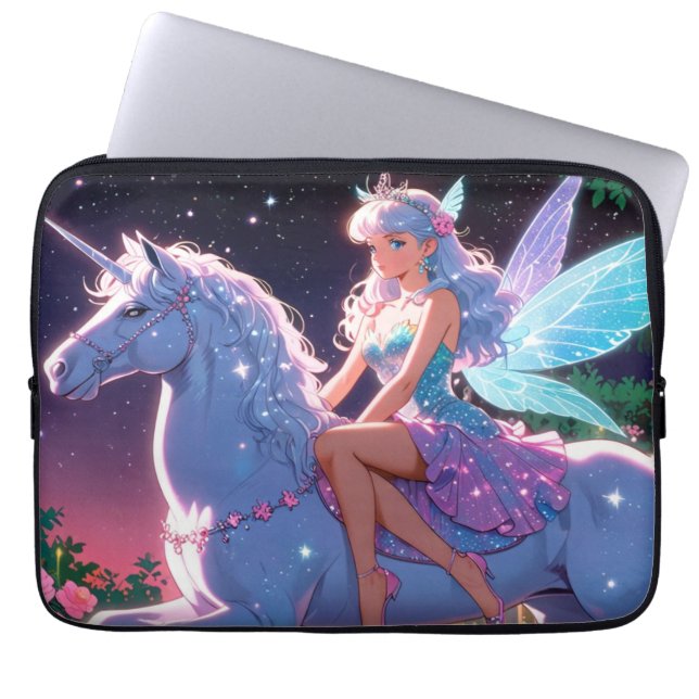 Housse Pour Ordinateur Portable Licorne Anime  (Devant)