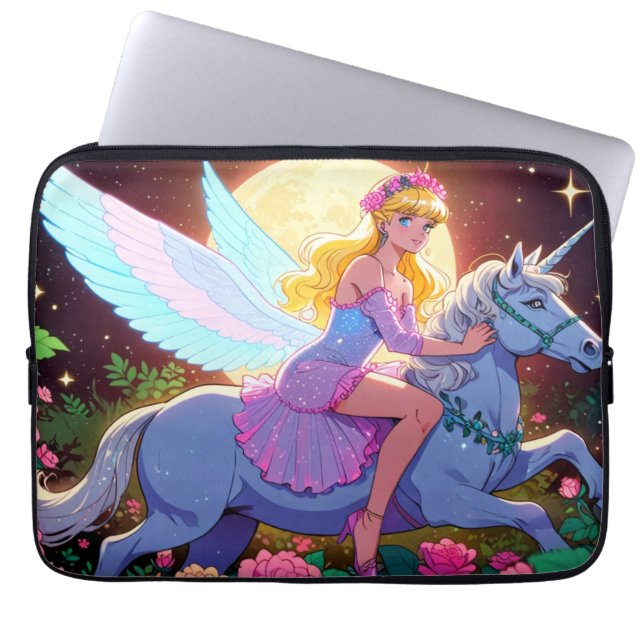 Housse Pour Ordinateur Portable Licorne Anime  (Devant)