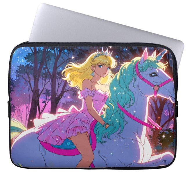 Housse Pour Ordinateur Portable Licorne Anime  (Devant)
