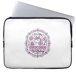 Housse Pour Ordinateur Portable Licorne C'est Mon Anniversaire De Licorne T Shirt