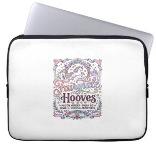 Housse Pour Ordinateur Portable Licorne Conte de Fées Sabots Création Merch Origin