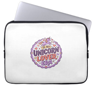 Housse Pour Ordinateur Portable Licorne Dans Mon Ère d'Amant de Licorne Fantaisist