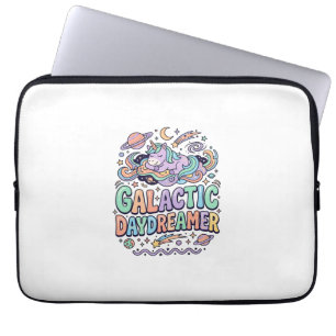 Housse Pour Ordinateur Portable Licorne Galactique Rêveuse Kawaii Autocollant et S