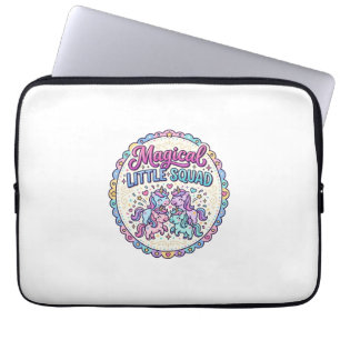 Housse Pour Ordinateur Portable Licorne Magical Little Squad Prêt à Apparel Gra