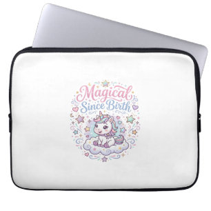 Housse Pour Ordinateur Portable Licorne Magique Depuis La Naissance Impression Prê