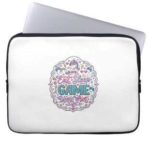Housse Pour Ordinateur Portable Licorne Manger Dormir Jeu Licorne Impression Ludiq