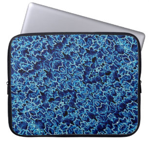 Housse Pour Ordinateur Portable Lierre Bleu Givré