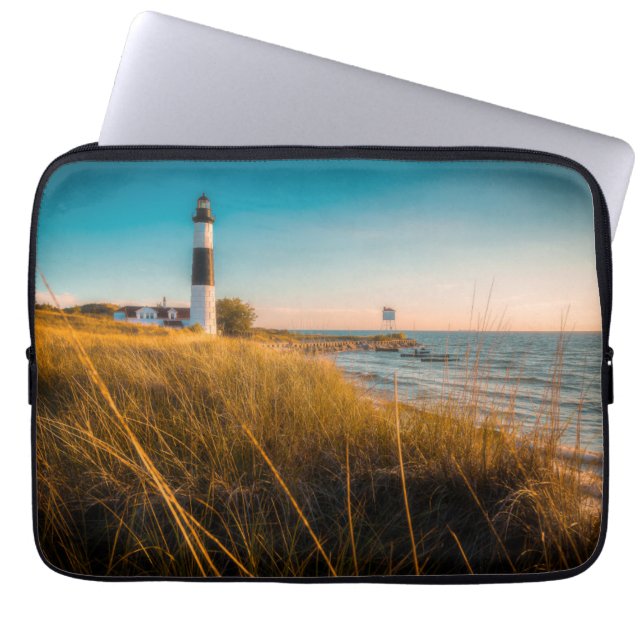 Housse Pour Ordinateur Portable Lighthouses | Big Sable Lighthouse Ludington (Devant)