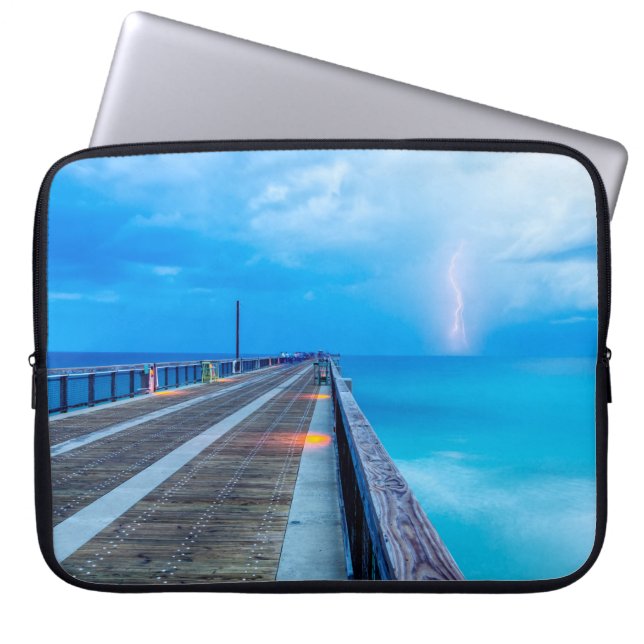 Housse Pour Ordinateur Portable Ligne de Navarre Beach (Devant)