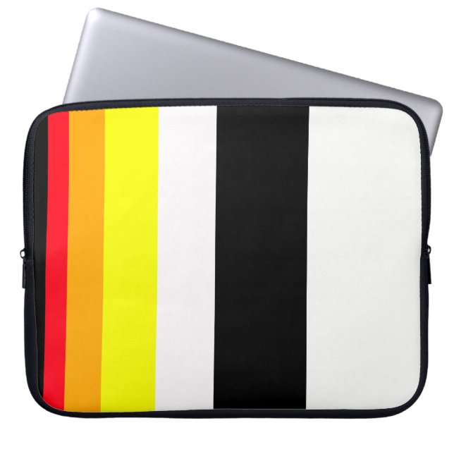Housse Pour Ordinateur Portable Lignes d'automne (Devant)