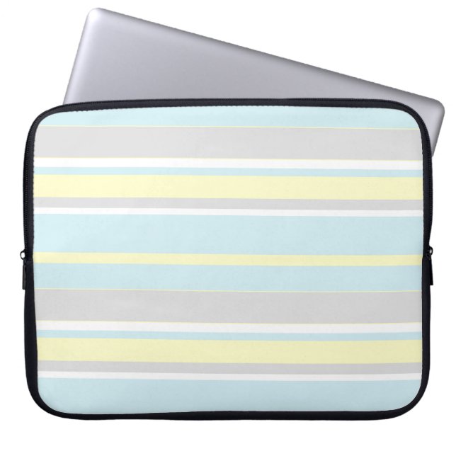 Housse pour ordinateur portable lignes de couleur  (Devant)