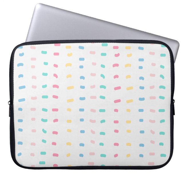 Housse Pour Ordinateur Portable Lignes de motif (Devant)