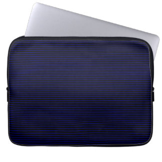 Housse Pour Ordinateur Portable Lignes minimales bleues