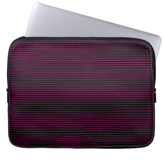Housse Pour Ordinateur Portable Lignes minimales roses