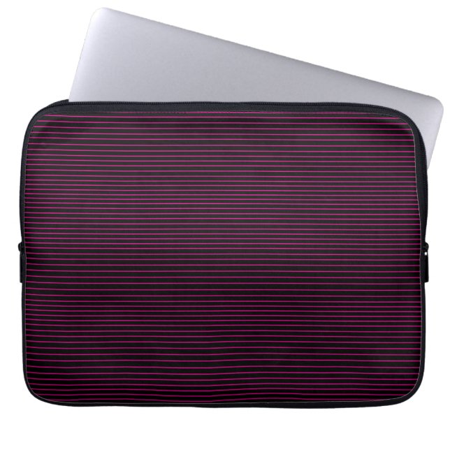Housse Pour Ordinateur Portable Lignes minimales roses (Devant)