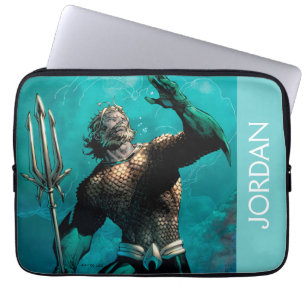 Housse Pour Ordinateur Portable Ligue Justice #10 Aquaman Noyé Variant de Terre