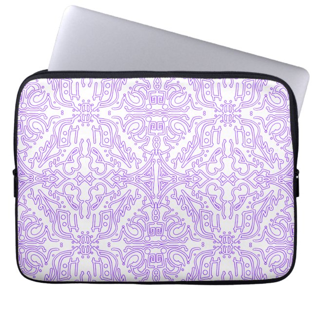 Housse Pour Ordinateur Portable Lilas de la Nébuleuse Mystique (Devant)