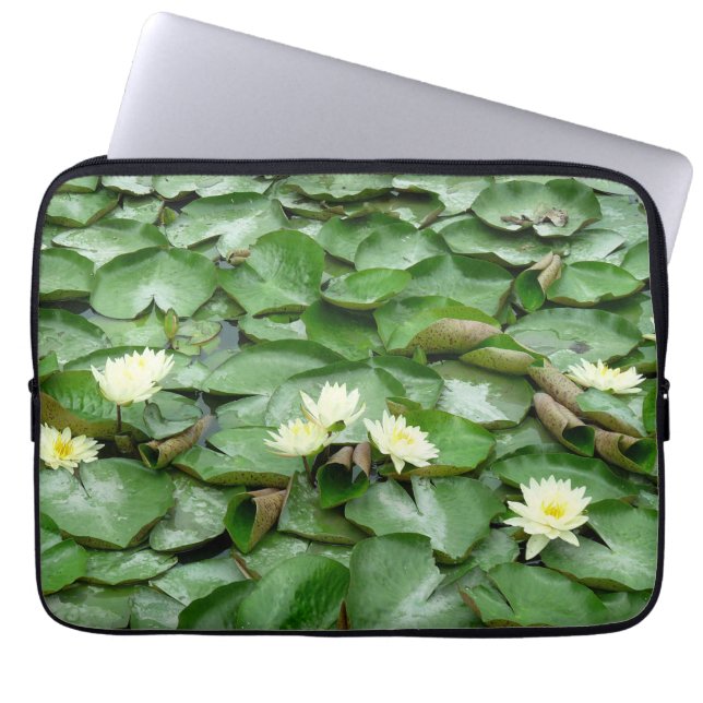Housse Pour Ordinateur Portable Lillies d'eau (Devant)