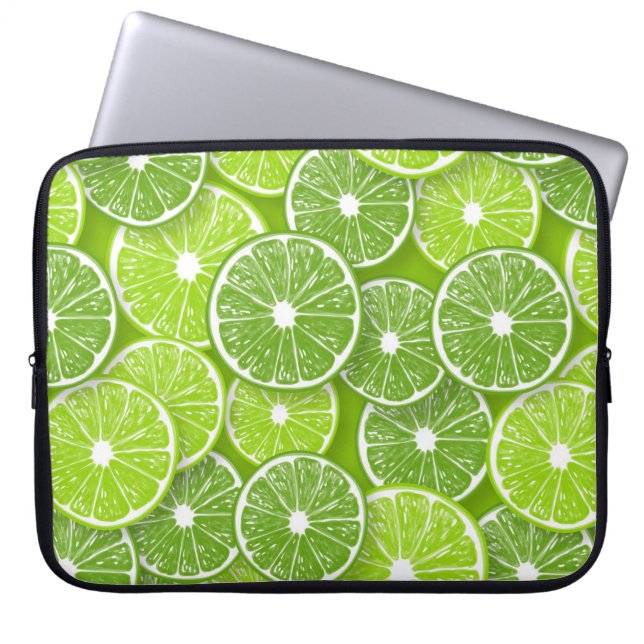 Housse Pour Ordinateur Portable Lime pop (Devant)