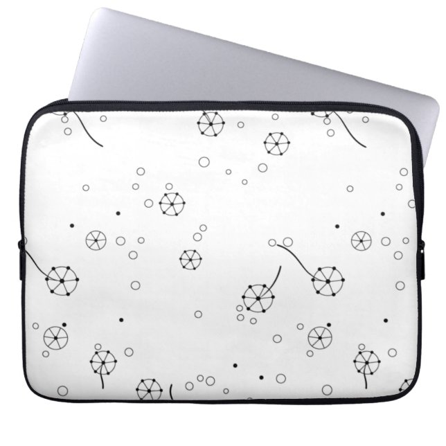 Housse Pour Ordinateur Portable Line Art, Star Dust Electronics Bag (Devant)