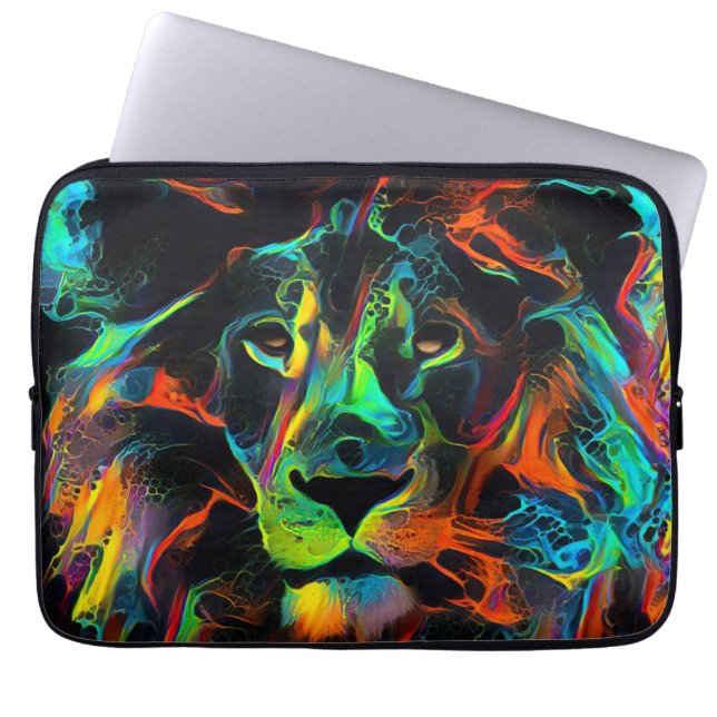 Housse Pour Ordinateur Portable Lion (Devant)