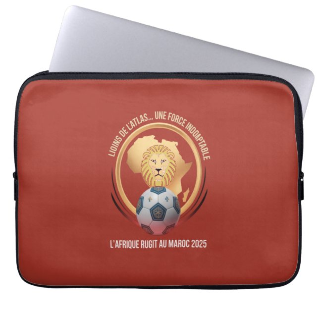 Housse Pour Ordinateur Portable Lions de l’Atlas (Devant)