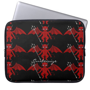 Housse Pour Ordinateur Portable Little Red Devil Thunder_Cove
