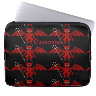 Housse Pour Ordinateur Portable Little Red Devil Thunder_Cove
