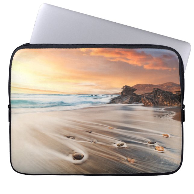 Housse Pour Ordinateur Portable Littoral | Îles Canaries, Espagne (Devant)
