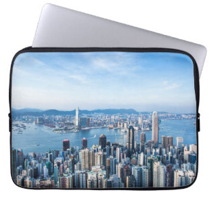 Housse Pour Ordinateur Portable Littoral Tsim Sha Tsu, île de Hong Kong, Asie