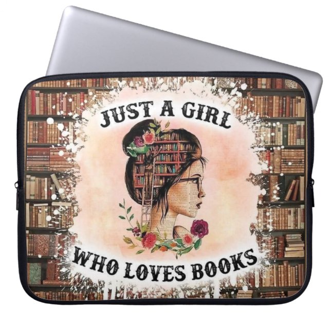 Housse Pour Ordinateur Portable Livre Lover's Haven (Devant)
