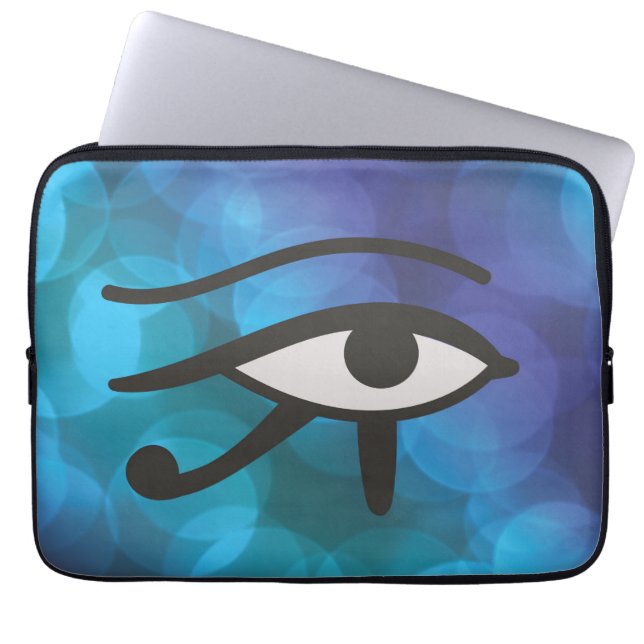 Housse Pour Ordinateur Portable L'oeil de Huros. (Devant)