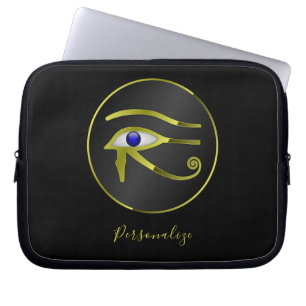 Housse Pour Ordinateur Portable L'oeil égyptien de Horus Ra Personnaliser l'ordina
