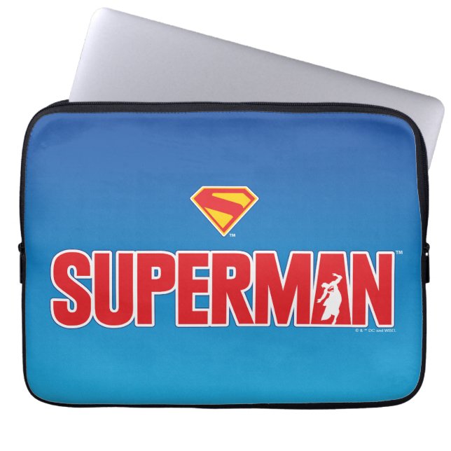 Housse Pour Ordinateur Portable Logo classique Superman Bold (Devant)