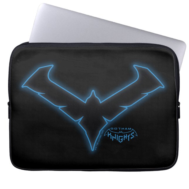 Housse Pour Ordinateur Portable Logo de nuit Gotham Knights (Devant)