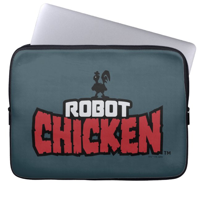 Housse Pour Ordinateur Portable Logo de Robot Chicken (Devant)