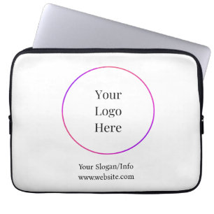 Housse Pour Ordinateur Portable Logo d'entreprise Modèles personnalisables