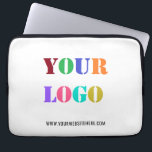 Housse Pour Ordinateur Portable Logo Entreprise Personnalisé Texte Portable Entrep<br><div class="desc">Couleurs et Police personnalisées - Manches d'ordinateur portable avec votre entreprise Logo et texte Promotionnel Entreprise Coques d'ordinateur portable personnalisés - Ajouter votre logo / image et texte / information - Redimensionner et déplacer ou supprimer / ajouter des éléments - image / texte avec outil de personnalisation. Choisissez / ajoutez...</div>