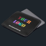 Housse Pour Ordinateur Portable Logo personnalisé et manchons d'ordinateur portabl<br><div class="desc">Couleurs et pochettes personnalisées - Votre logo, votre photo et votre site Web ou votre texte/nom personnalisé Entreprise Personnalisée Portable Sleeve / Cadeau - Ajouter votre logo / image et texte / information - Redimensionner et déplacer des éléments avec l'outil de personnalisation. Choisissez couleurs / police / taille ! Veuillez...</div>