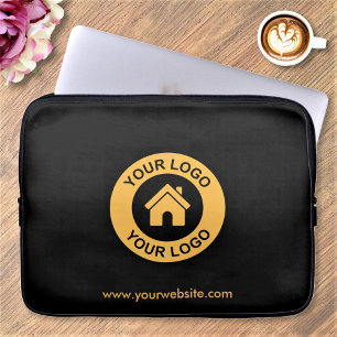 Housse Pour Ordinateur Portable Logo Professionnel Personnalisé Et Site Web Promot