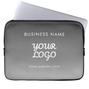 Housse Pour Ordinateur Portable Logo promotionnel moderne & Texte   Couleur modifi