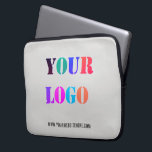 Housse Pour Ordinateur Portable Logo Promotionnel Portable Professionnel Personnal<br><div class="desc">Logo personnalisé et texte promotionnel Entreprise Portable personnalisé - Ajoutez votre logo / image et texte / information - Redimensionnez et déplacez les éléments avec l'outil de personnalisation. Choisissez / ajoutez votre arrière - plan favori et les couleurs de texte / police / taille ! ( Sélectionnez votre couleur de...</div>