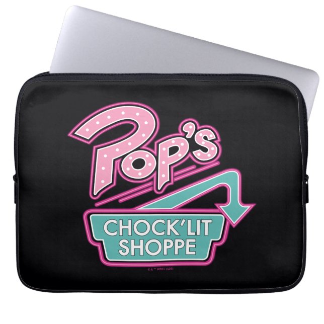 Housse Pour Ordinateur Portable Logo rose du magasin Chock'Lit de Pop (Devant)