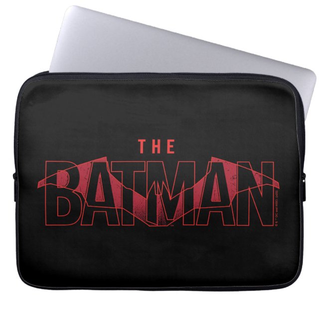 Housse Pour Ordinateur Portable Logo superposé de Batman Bat (Devant)