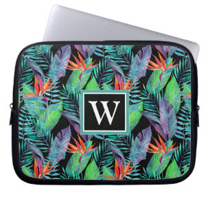 Housse Pour Ordinateur Portable L'oiseau d'aquarelle du paradis   ajoutent votre