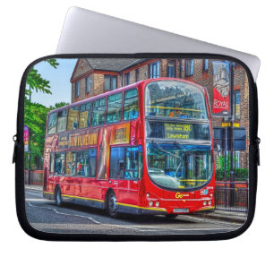 Housse Pour Ordinateur Portable Londres à Lewisham Red Bus à deux étages UK
