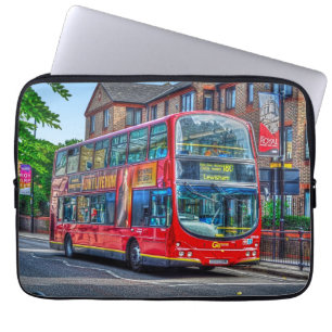 Housse Pour Ordinateur Portable Londres à Lewisham Red Bus à deux étages UK