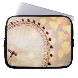 Housse Pour Ordinateur Portable Londres Big Ben Nightime filtré par photographi