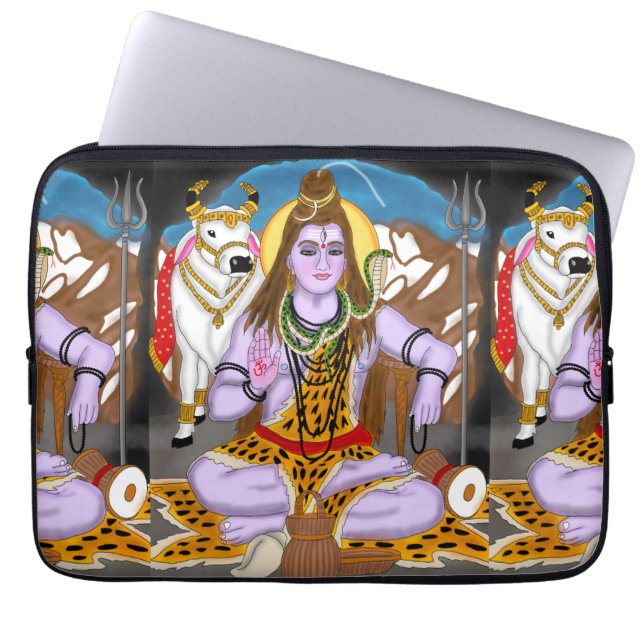 Housse Pour Ordinateur Portable Lord Shiva Laptop Case (Devant)